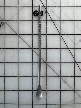 Vintage Hotel Cleveland Metal Swizzle Spoon Stirrer Barware Hotel Memorabilia Oh